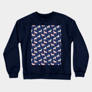 Unicorn Pattern Crewneck Sweatshirt